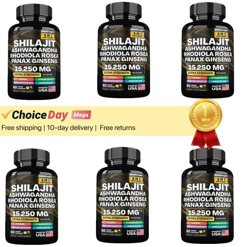 Shilajit Kapseln 8 in 1