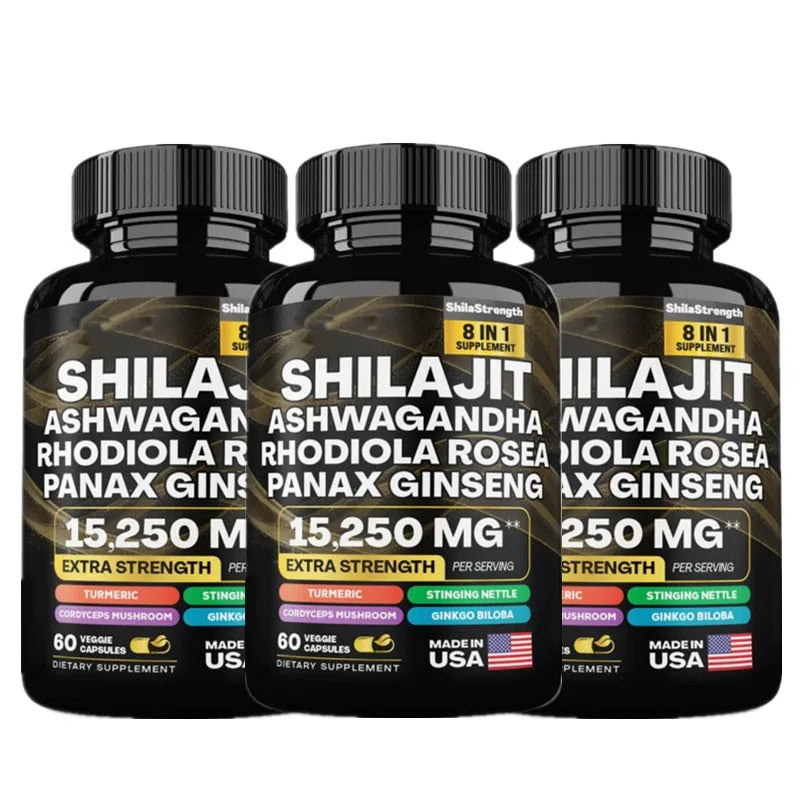 Shilajit Kapseln 8 in 1